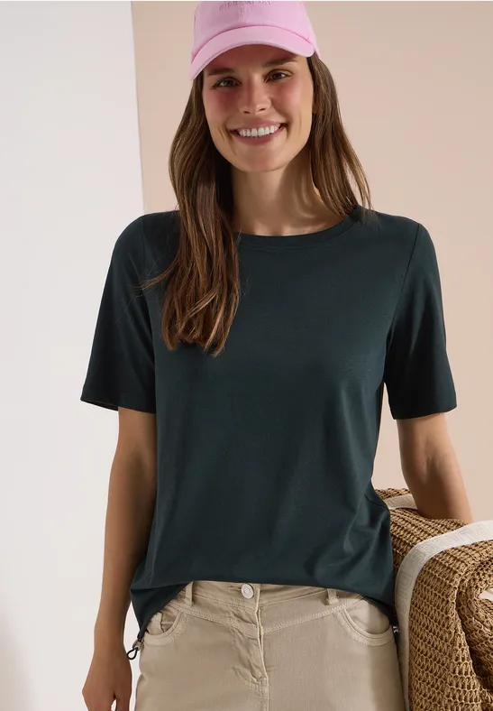 T-Shirt mit seitlichen Tunnelzügen