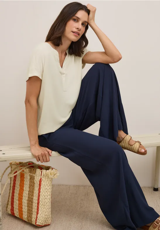 Cecil Blouse in effen kleur