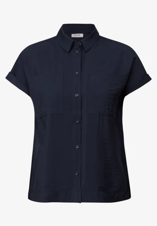 Thumbnail - Cecil Damen Hemdbluse in Blau, Gr: L