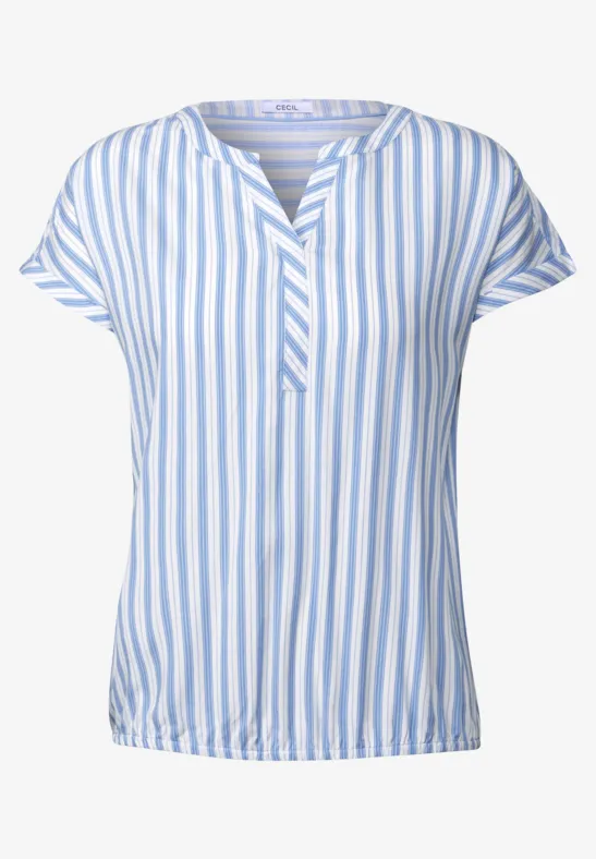 Thumbnail - Cecil Damen Gestreiftes Blusenshirt in Blau, Gr: L