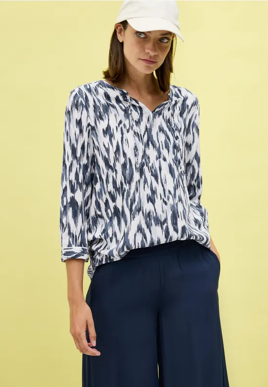 Thumbnail - Cecil Damen Gemusterte Tunika in Weiß, Gr: XXL