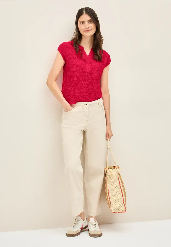 Thumbnail - Cecil Damen Strukturbluse in Rot, Gr: L