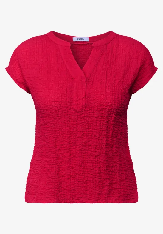 Thumbnail - Cecil Damen Strukturbluse in Rot, Gr: L