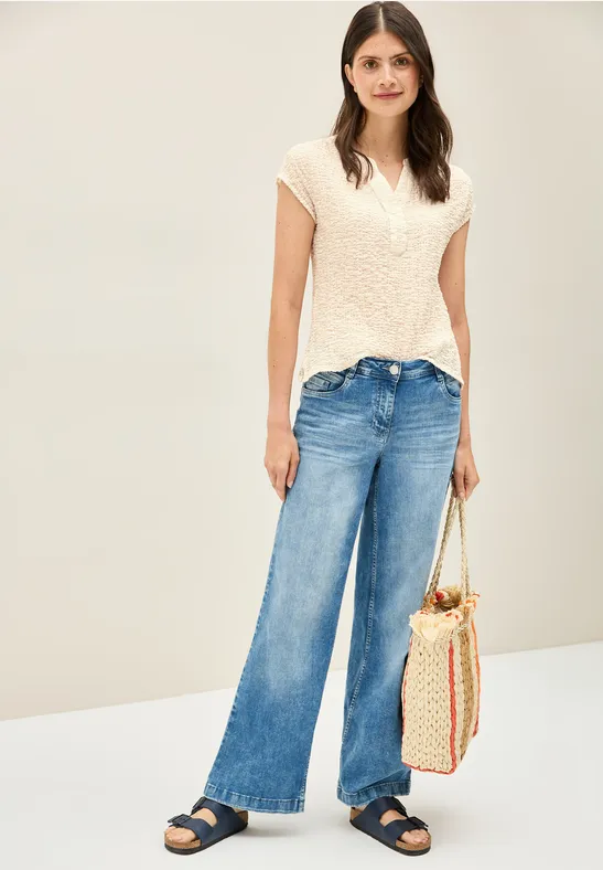 Cecil Gestructureerde blouse