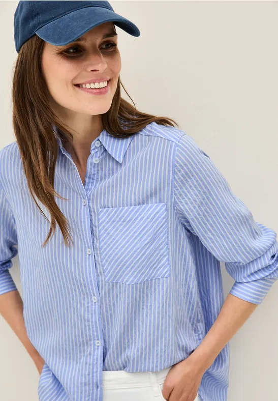 Gestreifte Hemdbluse günstig online kaufen