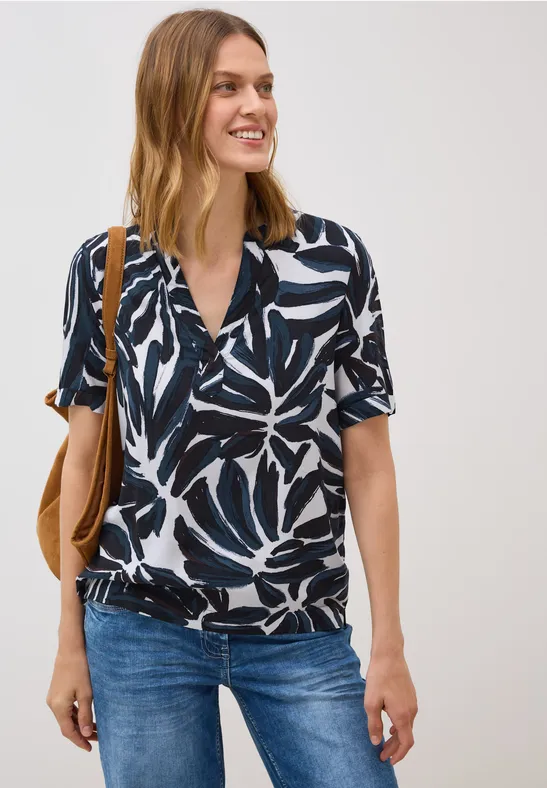 Cecil Gedessineerde blouse