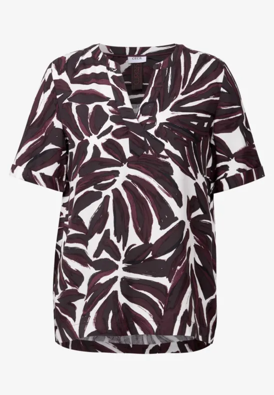 Thumbnail - Cecil Damen Gemustertes Blusenshirt in Rot, Gr: XS