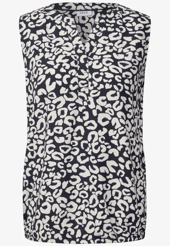 Thumbnail - Cecil Damen Gemustertes Blusentop in Blau, Gr: S