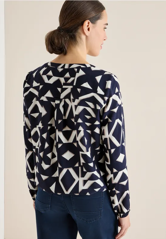 Gemusterte Bluse günstig online kaufen