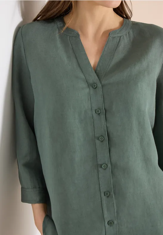 CECIL 3/4-Arm Bluse aus Leinenmix günstig online kaufen