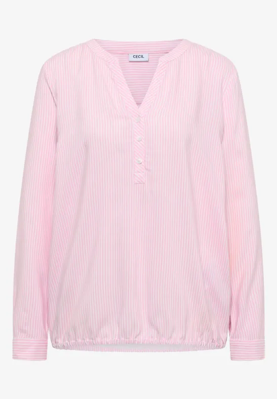 Thumbnail - Cecil Damen Gestreifte Bluse in Rosa, Gr: L