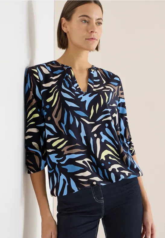 Cecil Gedessineerde blouse