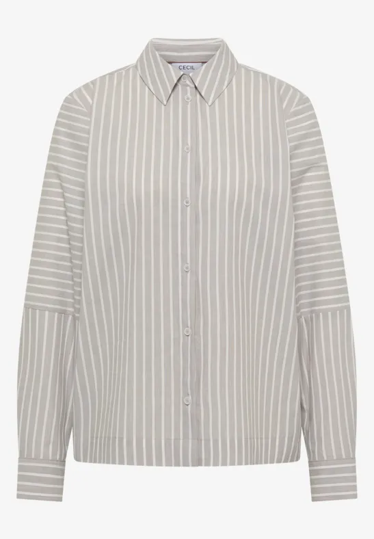 Thumbnail - Cecil Damen Gestrefte Hemdbluse in Beige, Gr: M