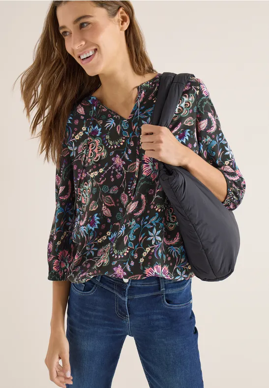 Gemusterte Bluse günstig online kaufen