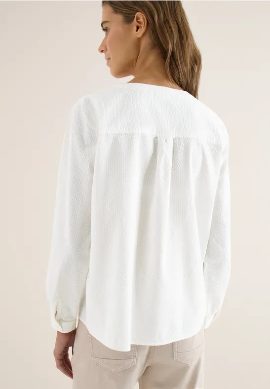 Bluse in Unifarbe günstig online kaufen