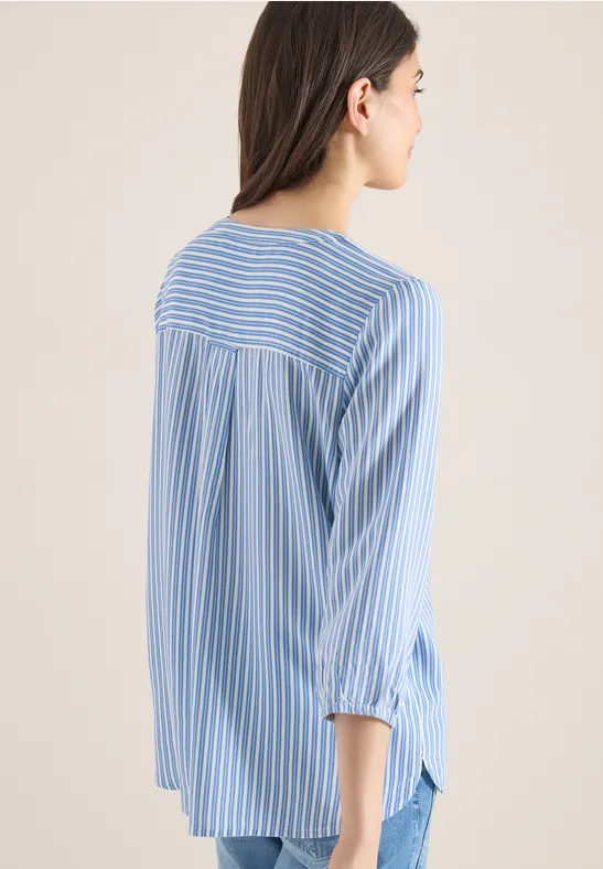 3/4-Arm Bluse mit Streifenmuster günstig online kaufen