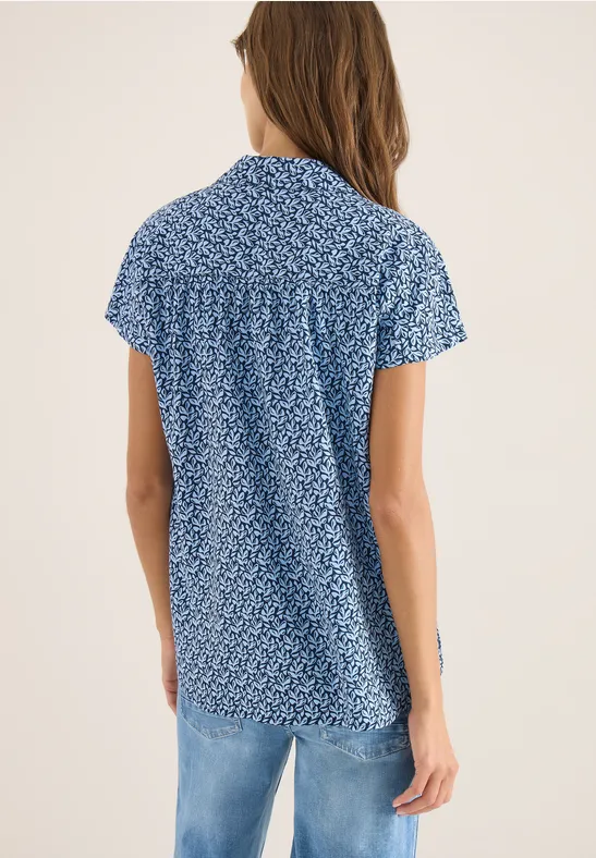 CECIL Kurzarm Bluse mit Knopfleiste günstig online kaufen