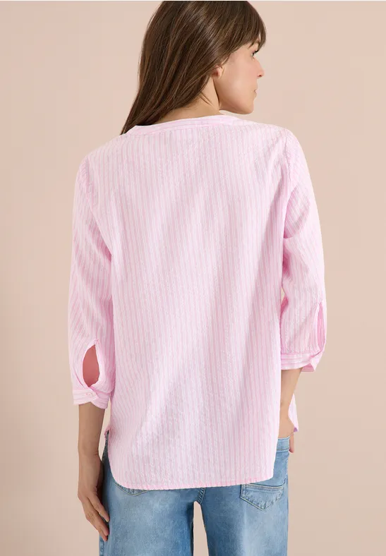 CECIL 3/4-Arm Bluse in Seersuckerqualität günstig online kaufen