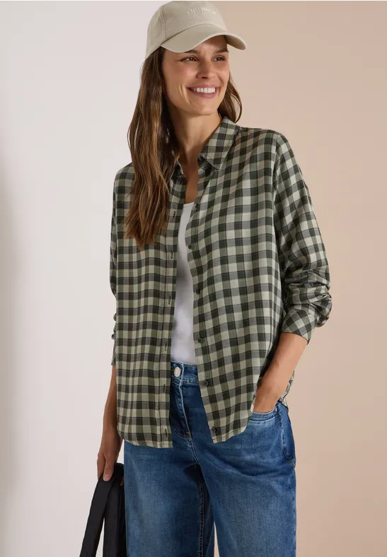 Cecil Overhemd met lange mouwen en ruitjespatroon