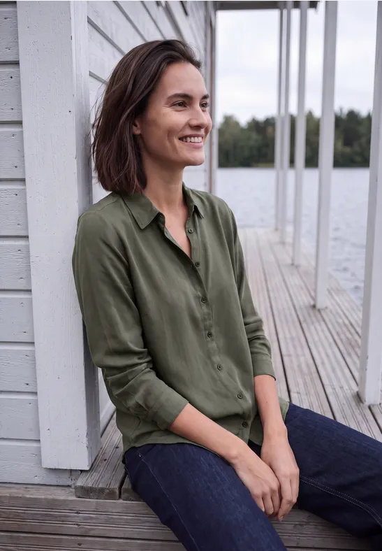 Cecil Overhemd met lange mouwen en knoopsluiting