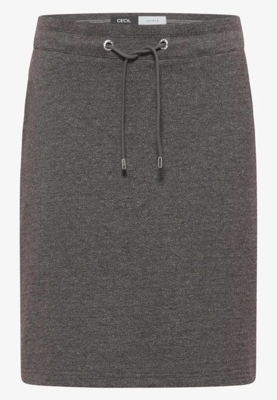 Thumbnail - Cecil Damen Two-Tone Melange Jogg Skirt in Grün, Gr: M