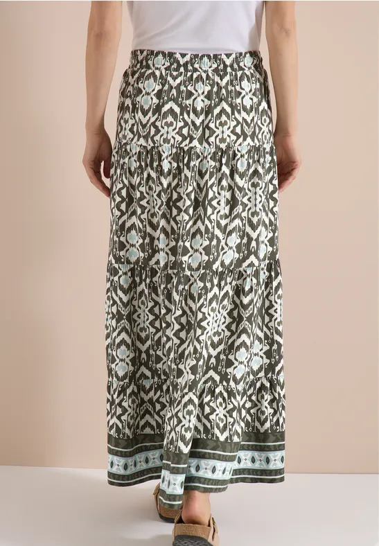 CECIL Midi-Rock mit grafischem Muster günstig online kaufen