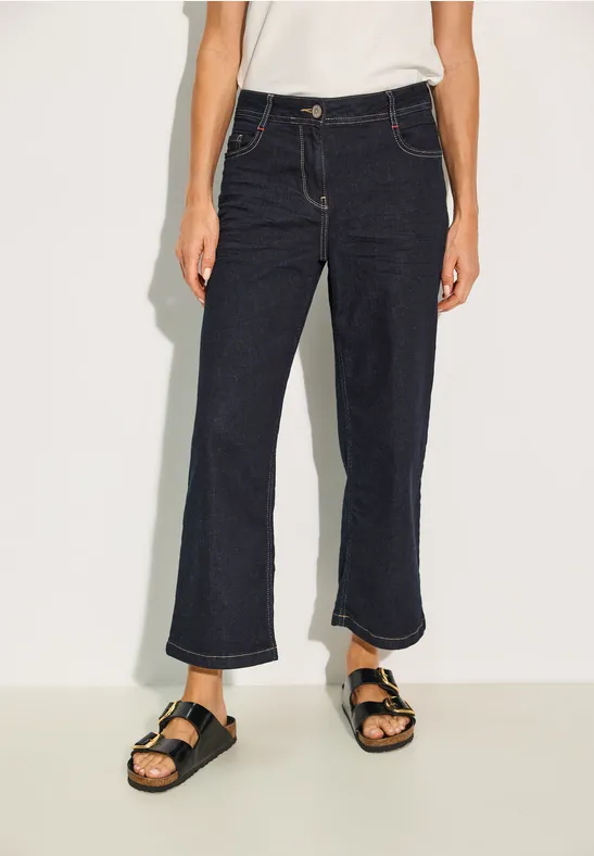 cecil Jeans Loose Fit Baumwolle-Esasthan Blau