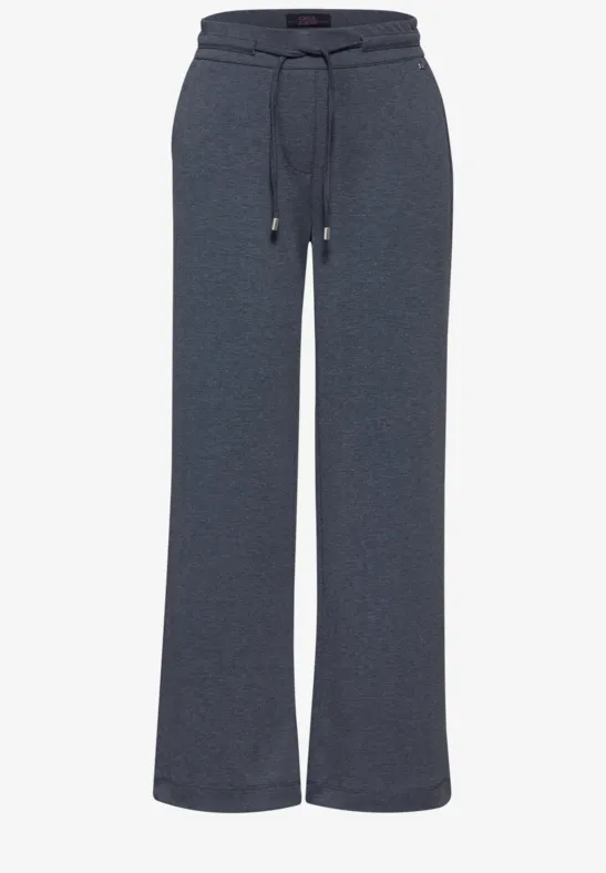 Thumbnail - Cecil Damen Hose im Loose Fit in Blau, Gr: XL