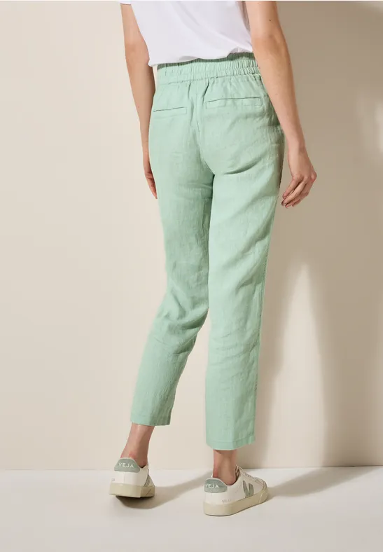 Leinenhose im Casual Fit günstig online kaufen