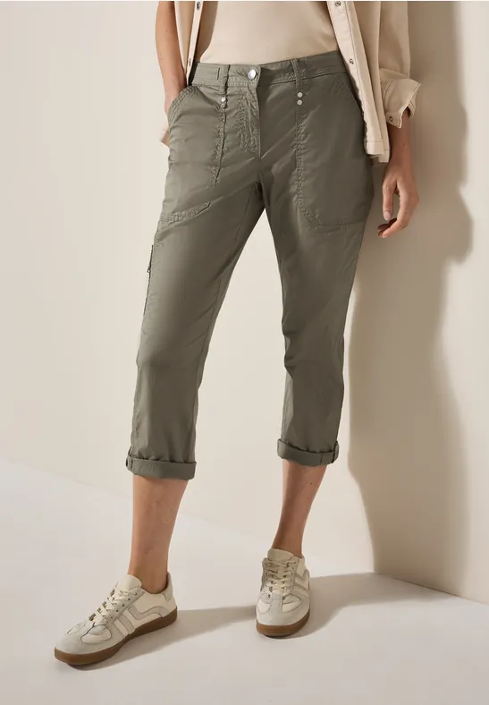 Cecil Cargohose aus Baumwolle mit Stretchanteil günstig online kaufen