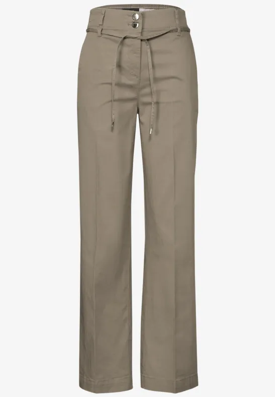 Thumbnail - Cecil Damen Wide Leg Hose in Braun, Gr: M