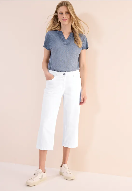 Thumbnail - Cecil Damen 3/4 Jeans in Weiß, Gr: 36