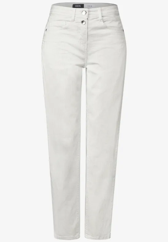 Thumbnail - Cecil Damen Ballon Fit Jeans in Grau, Gr: 25