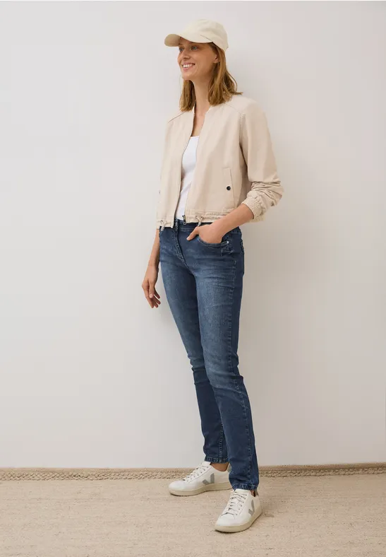 Thumbnail - Cecil Damen Jeans im Casual Fit in Blau, Gr: 25