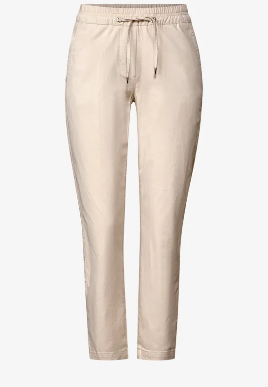 Thumbnail - Cecil Damen 7/8 Casual Fit Hose in Beige, Gr: L