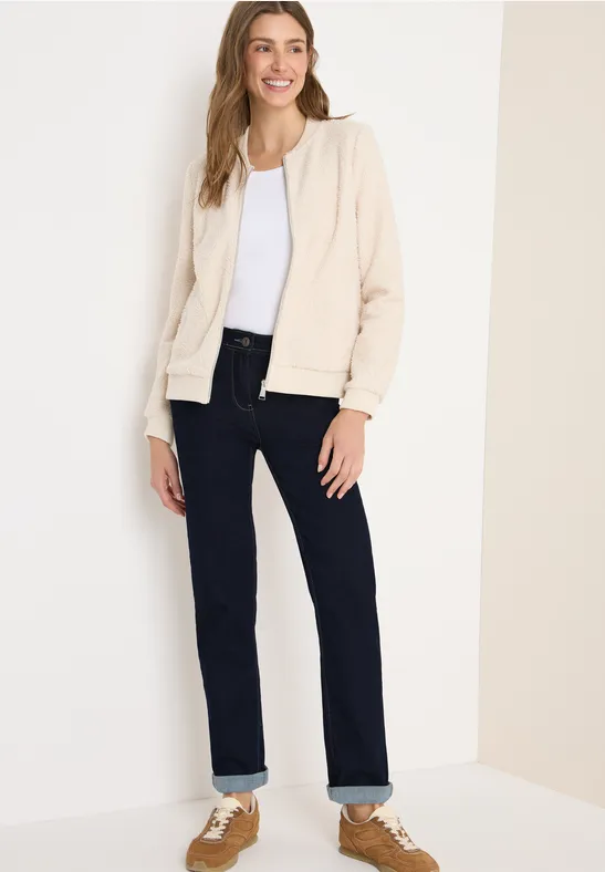 Cecil Femme Jeans Straight Legs in Bleu - Taille 33