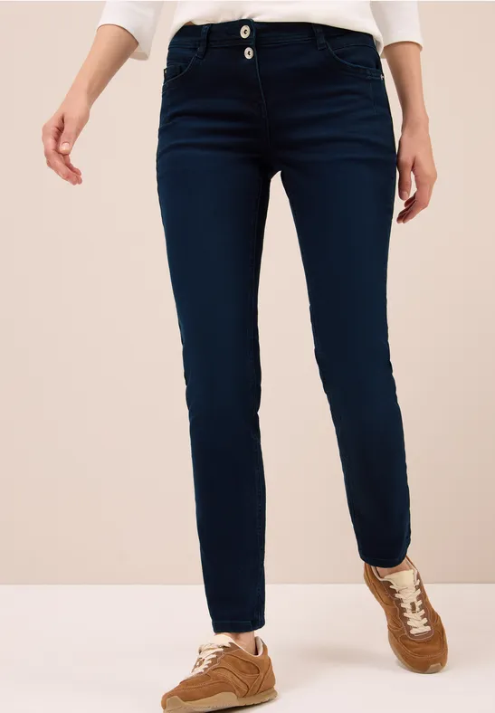 Thumbnail - Cecil Damen Casual Fit Jeans in Blau, Gr: 36