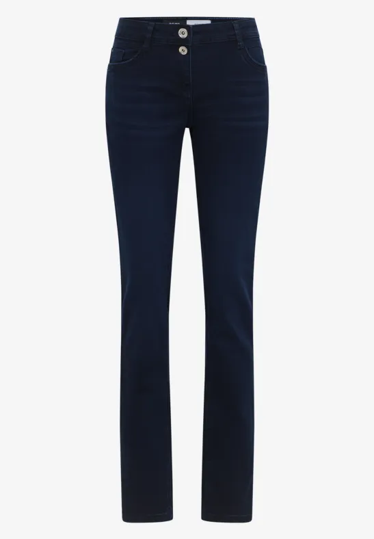 Thumbnail - Cecil Damen Casual Fit Jeans in Blau, Gr: 36
