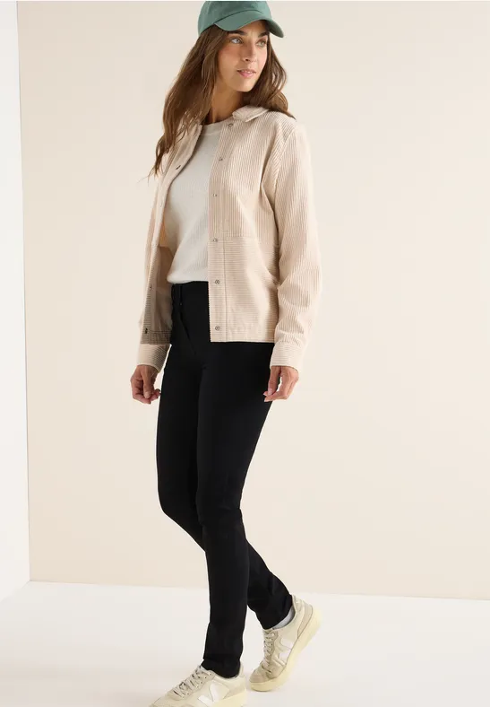 cecil Jeans Slim Fit Vicky Baumwolle Schwarz