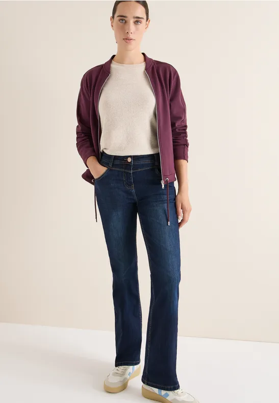 Thumbnail - Cecil Damen Bootcut Jeans in Blau, Gr: 36