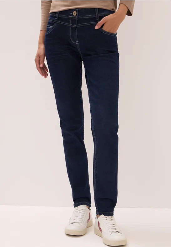 cecil Casual Fit Rinsed Jeans