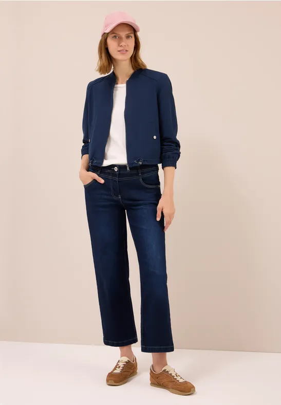 Thumbnail - Cecil Damen Wide Leg Jeans in Blau, Gr: 26