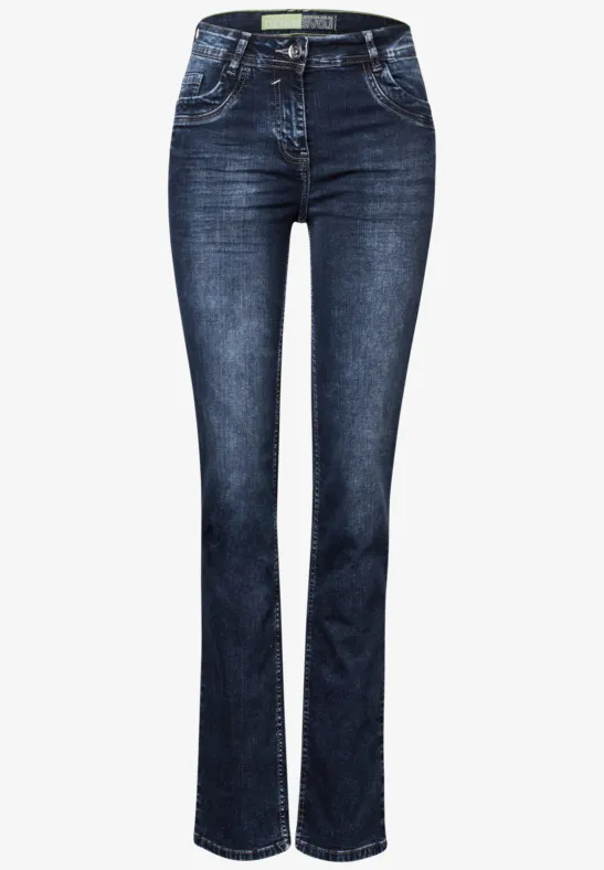 Thumbnail - Cecil Damen Straight Leg Jeans in Blau, Gr: 30