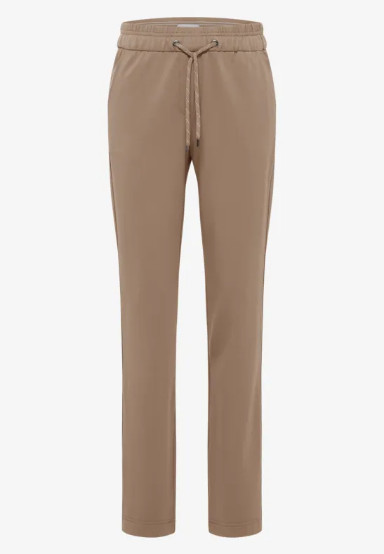 Thumbnail - Cecil Damen Casual Fit Hose in Braun, Gr: XL