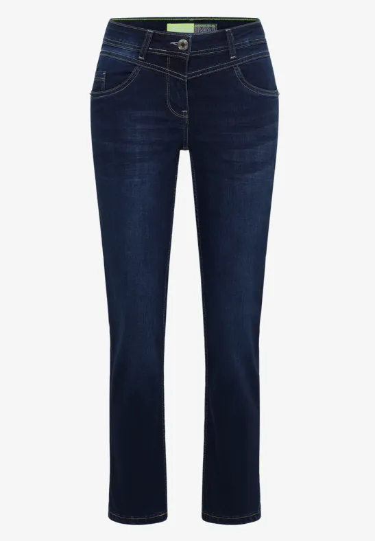Thumbnail - Cecil Damen Straight Leg Jeans in Blau, Gr: 38