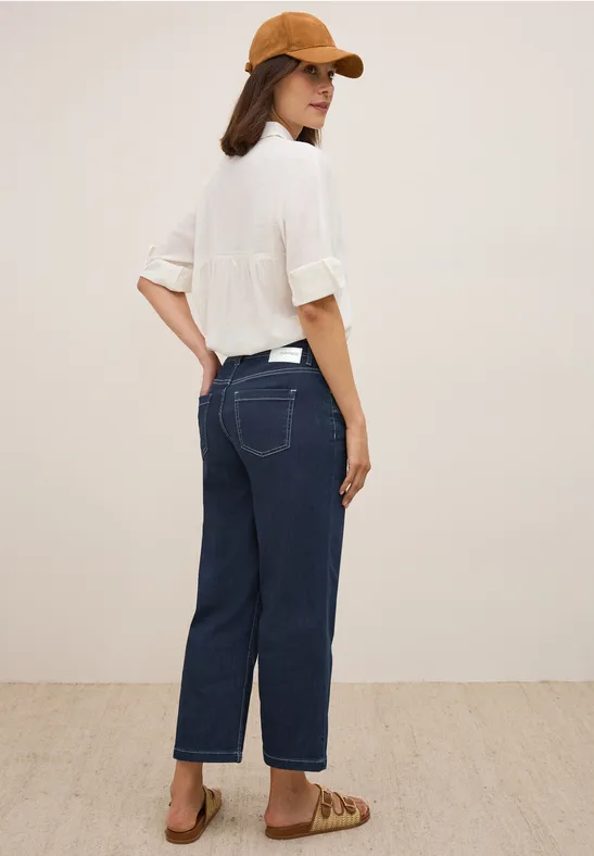 Rinsed Wide Leg Jeans günstig online kaufen