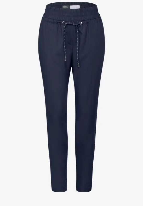 Thumbnail - Cecil Damen Loose Fit Hose in Blau, Gr: M
