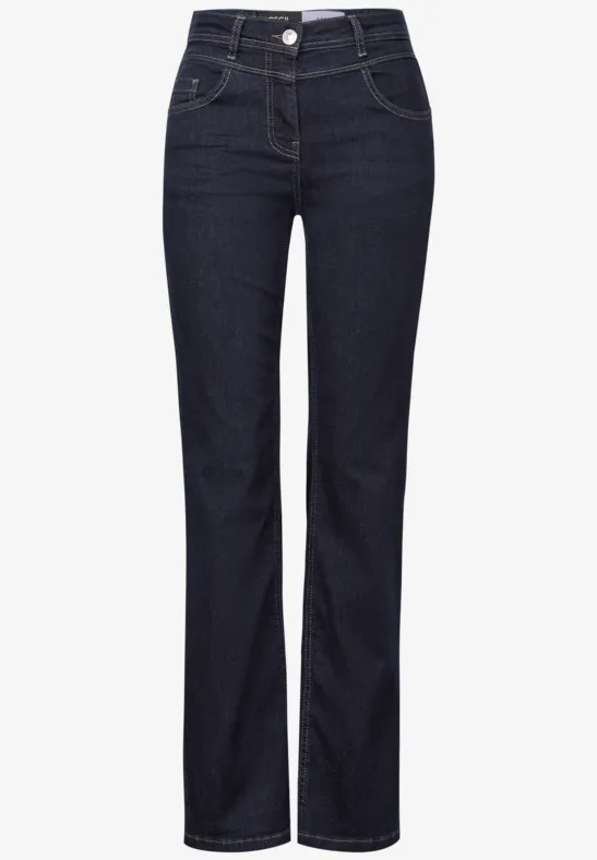 Thumbnail - Cecil Damen Bootcut Jeans in Blau, Gr: 28