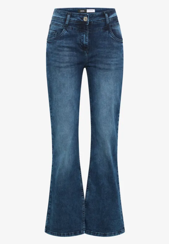 Thumbnail - Cecil Damen Bootcut Jeans in Blau, Gr: 31