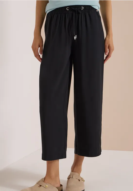 CECIL 3/4 Wide Leg Hose im Loose Fit